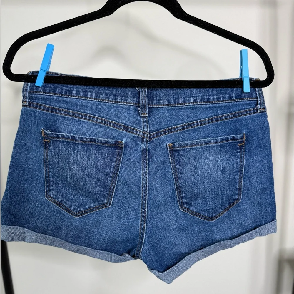 Old Navy Boyfriend Jean Shorts - Blue - Picture 2 of 5